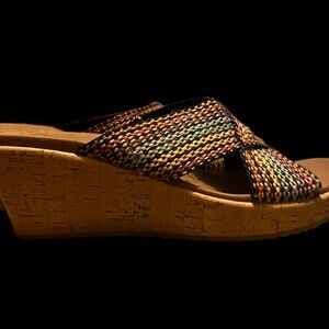 Cali Women's Beverlee Delighted Wedge Sandal